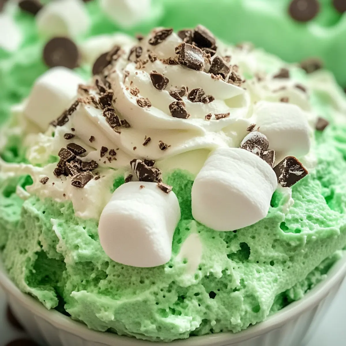 Shamrock Käsekuchen Fluff für St. Patrick’s Day genießen