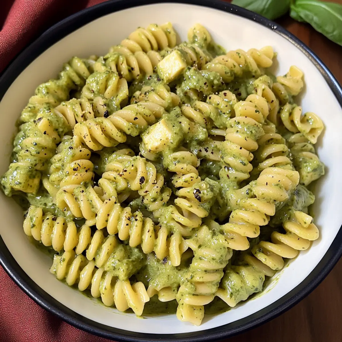 Seidiger Tofu Pasta Sauce für ein schnelles Abendessen