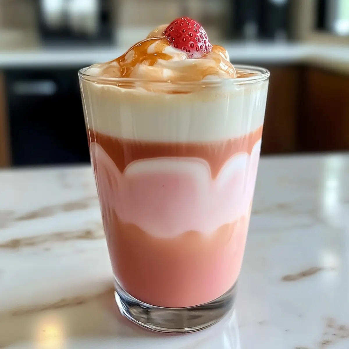 Erdbeer-Latte für jeden Tag: Schnelles Rezept