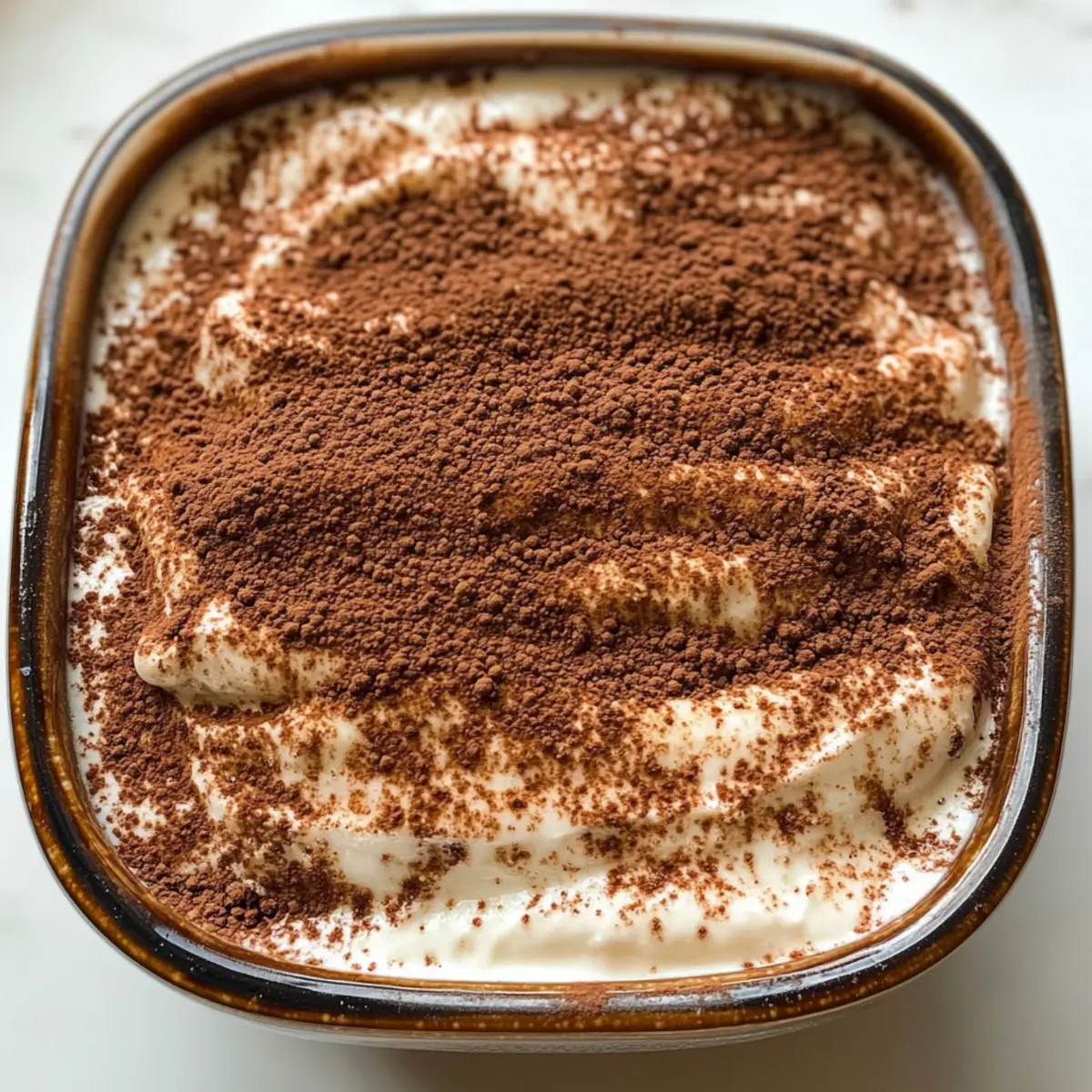 Tiramisu Chia Pudding für gesunde Genießer