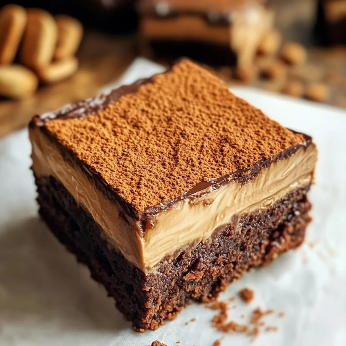 Vegane Biscoff-Brownies für schokoladige Glücksmomente