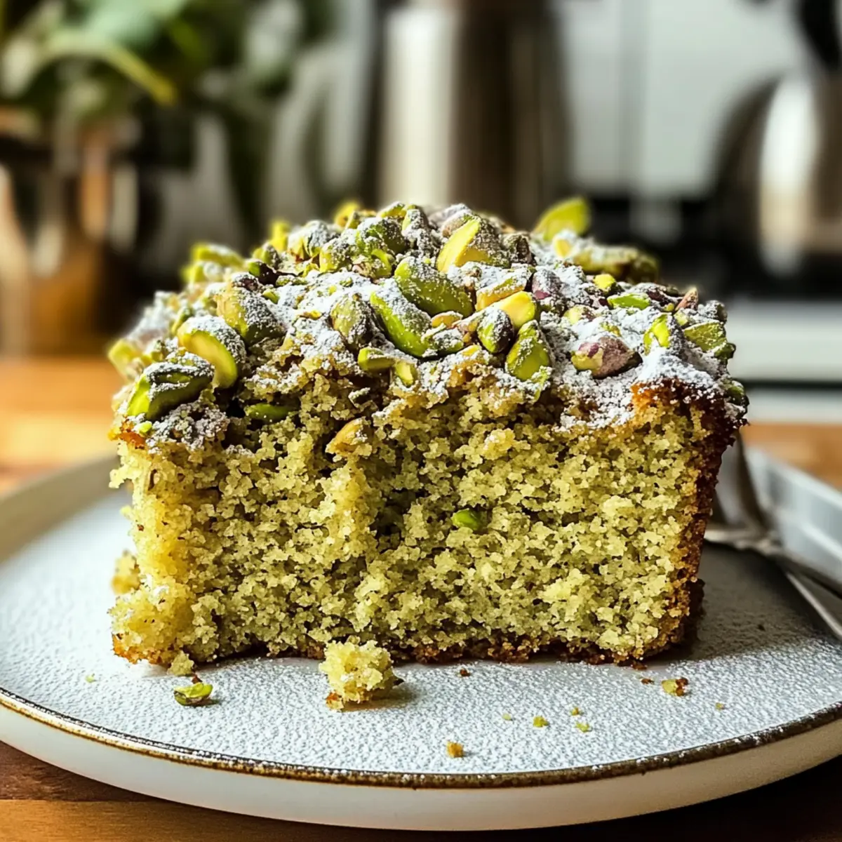 Veganer Pistazien-Kaffeekuchen für genussvolle Momente