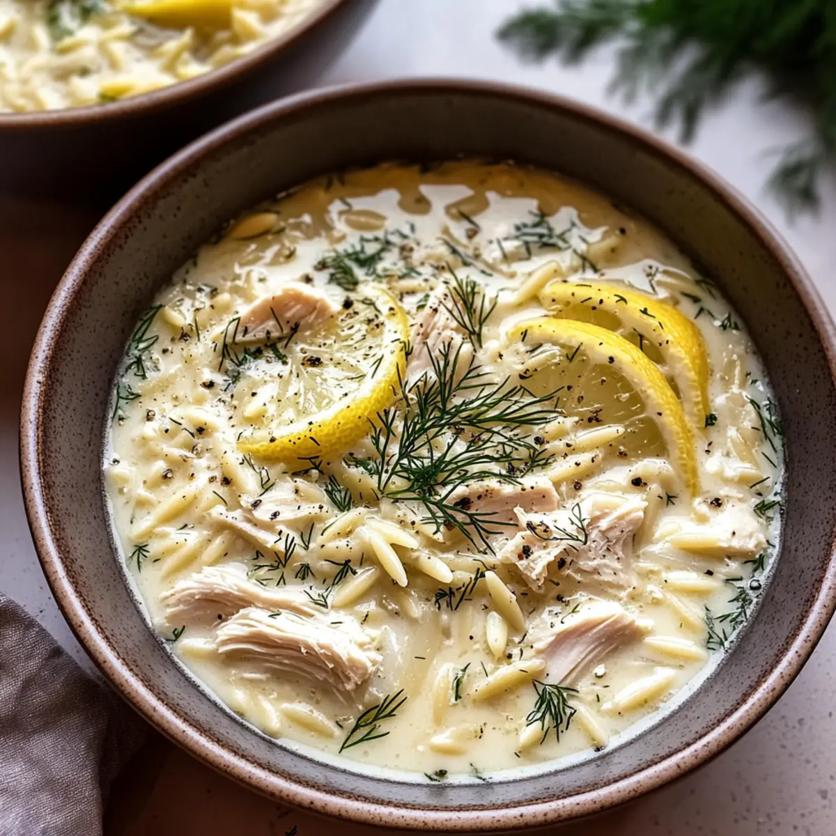 Avgolemono-Suppe mit Orzo schnell und einfach kochen
