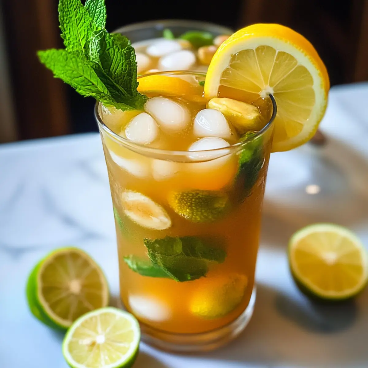 Bester Lychee-Eistee für heiße Sommertage