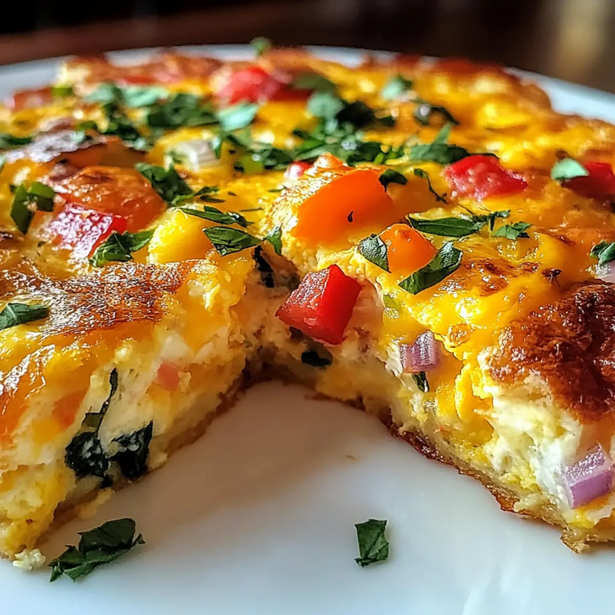 Käse Frühstück Keks Frittata ganz einfach selber machen
