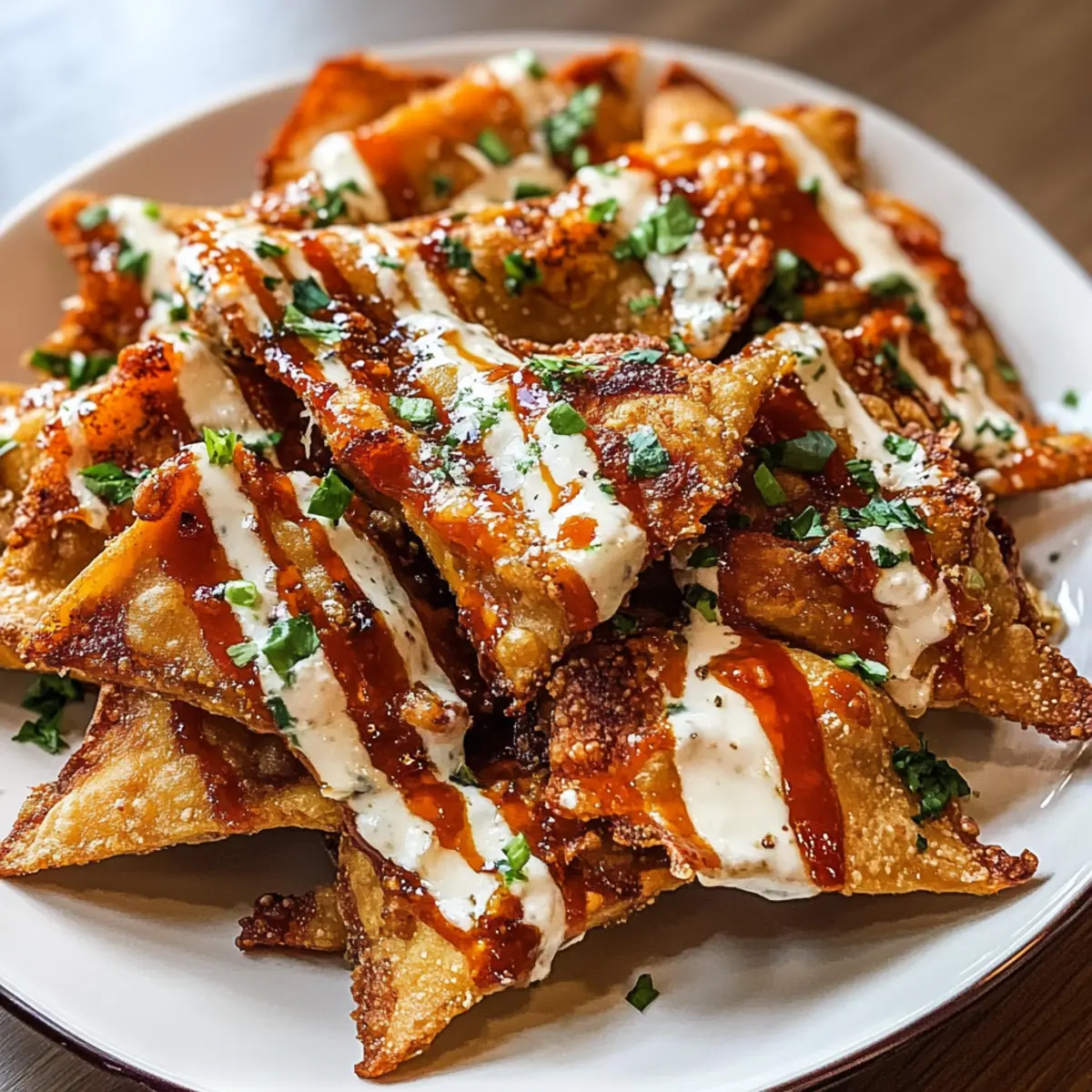 Krabben Rangoon Nachos für den perfekten Snack
