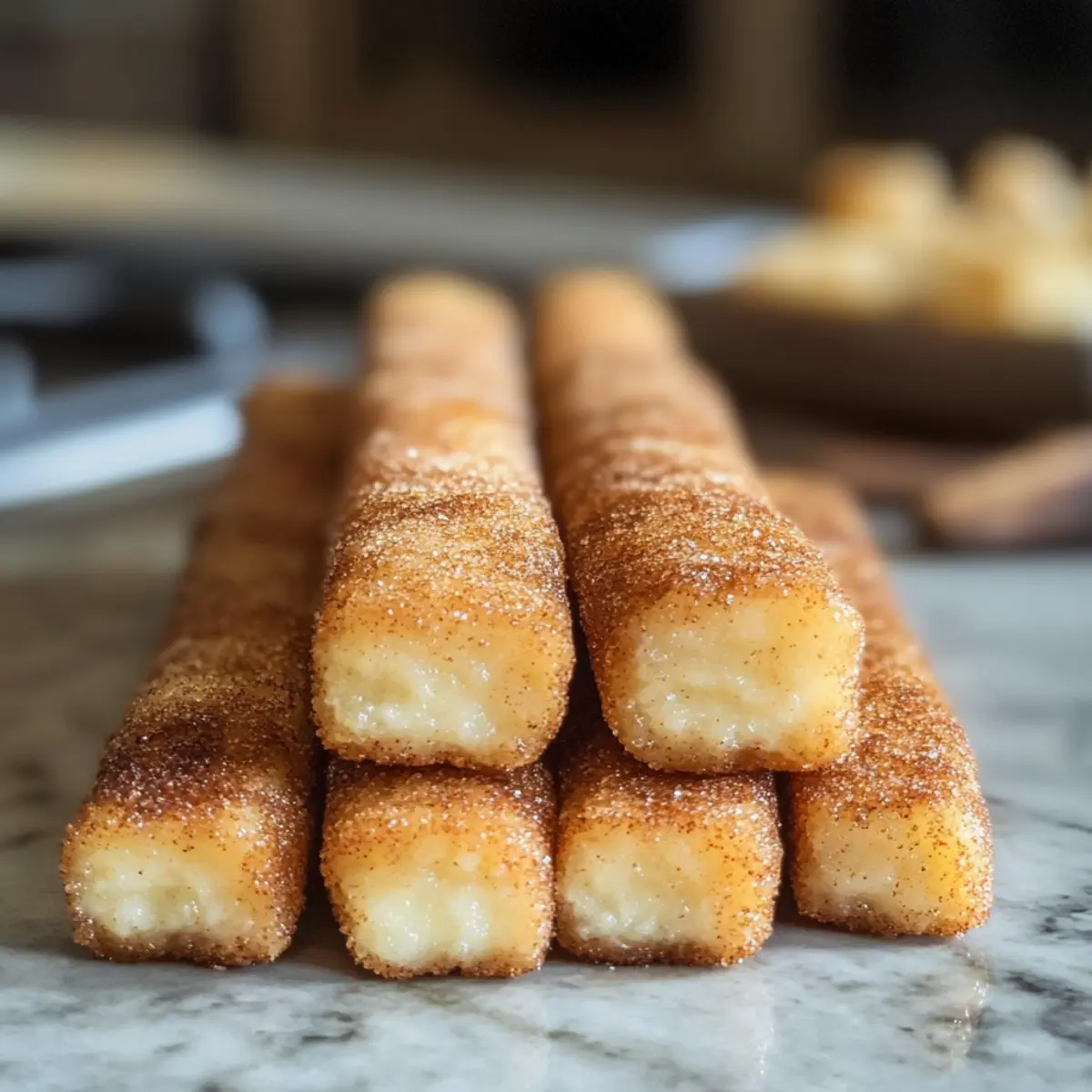 Knackstäbchen mit Zimt und Zucker – Schnell gemacht