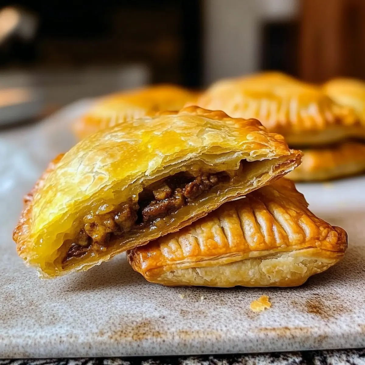 Rindfleisch-Curry-Puffs für den perfekten Snack