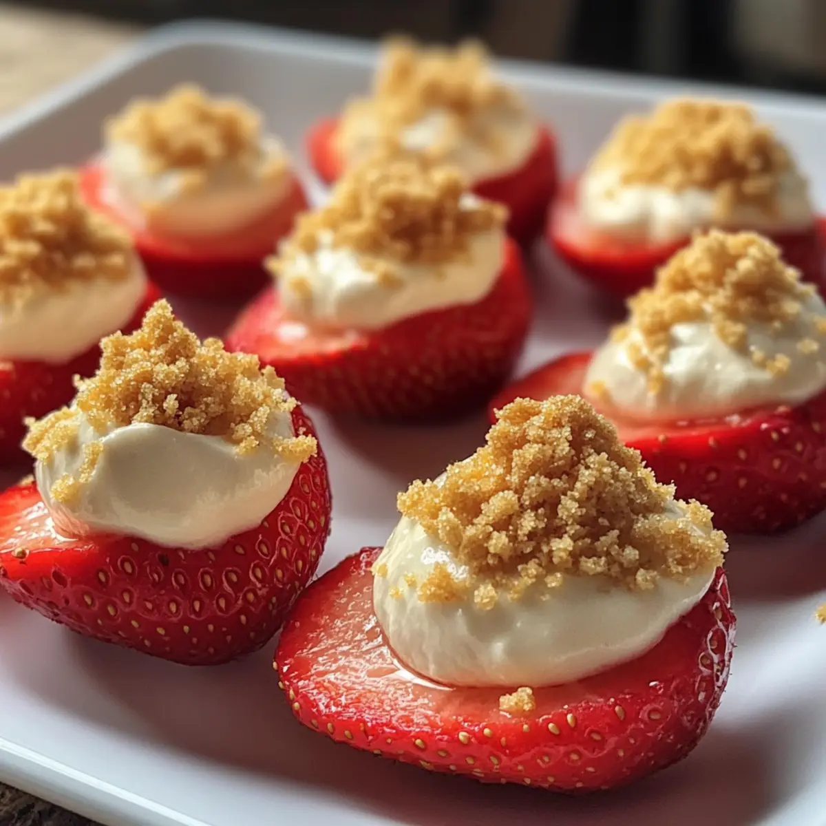 Teufelerdbeeren mit Sahnefüllung für Feiern