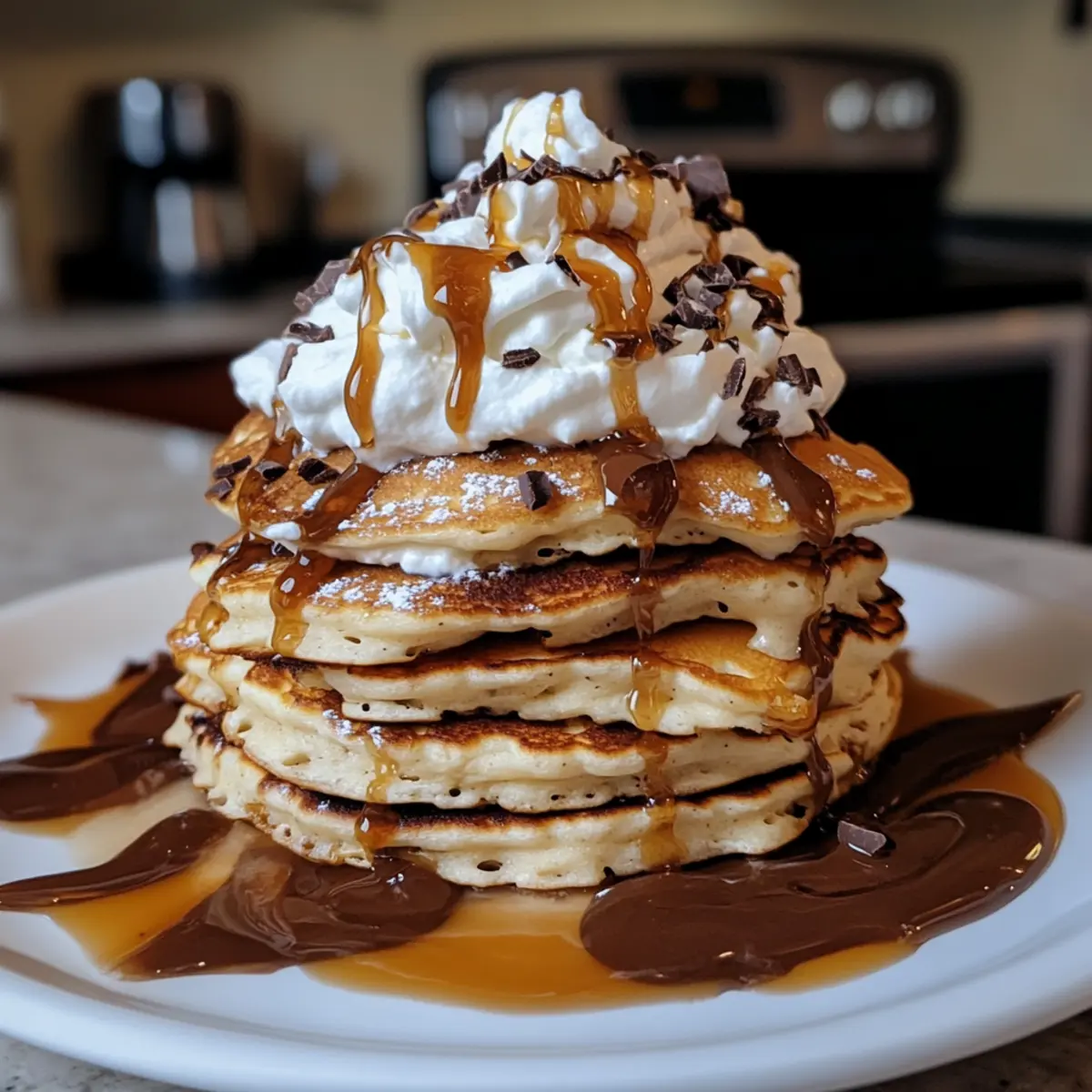 Frappuccino-Pfannkuchen für Kaffeeliebhaber