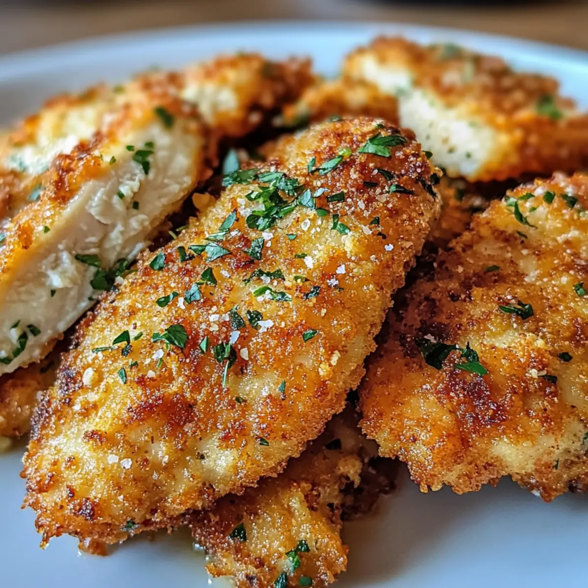 Knoblauch Parmesan Ranch Smash Hähnchen ganz einfach