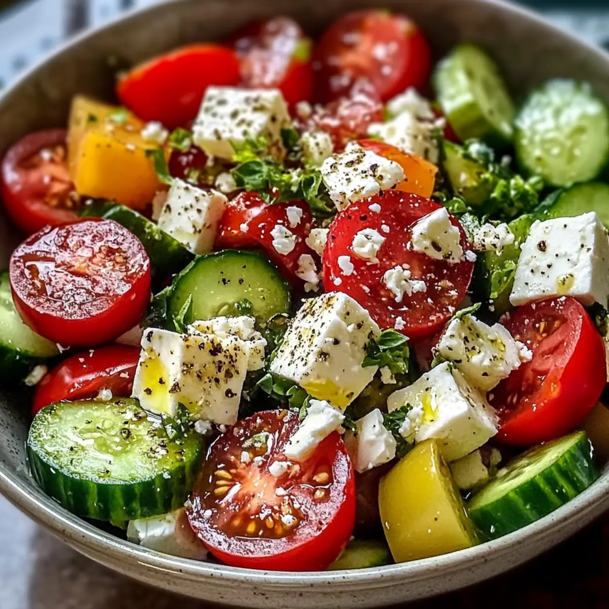 Griechischer Salat für Frische und Geschmack
