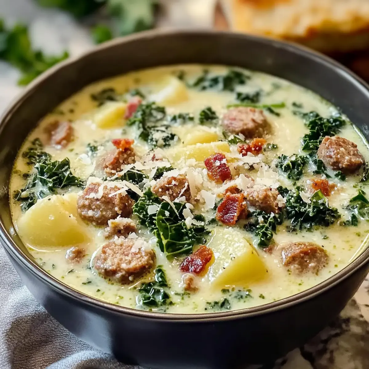 Olive Garden Wurst Grünkohl und Kartoffelsuppe Rezept