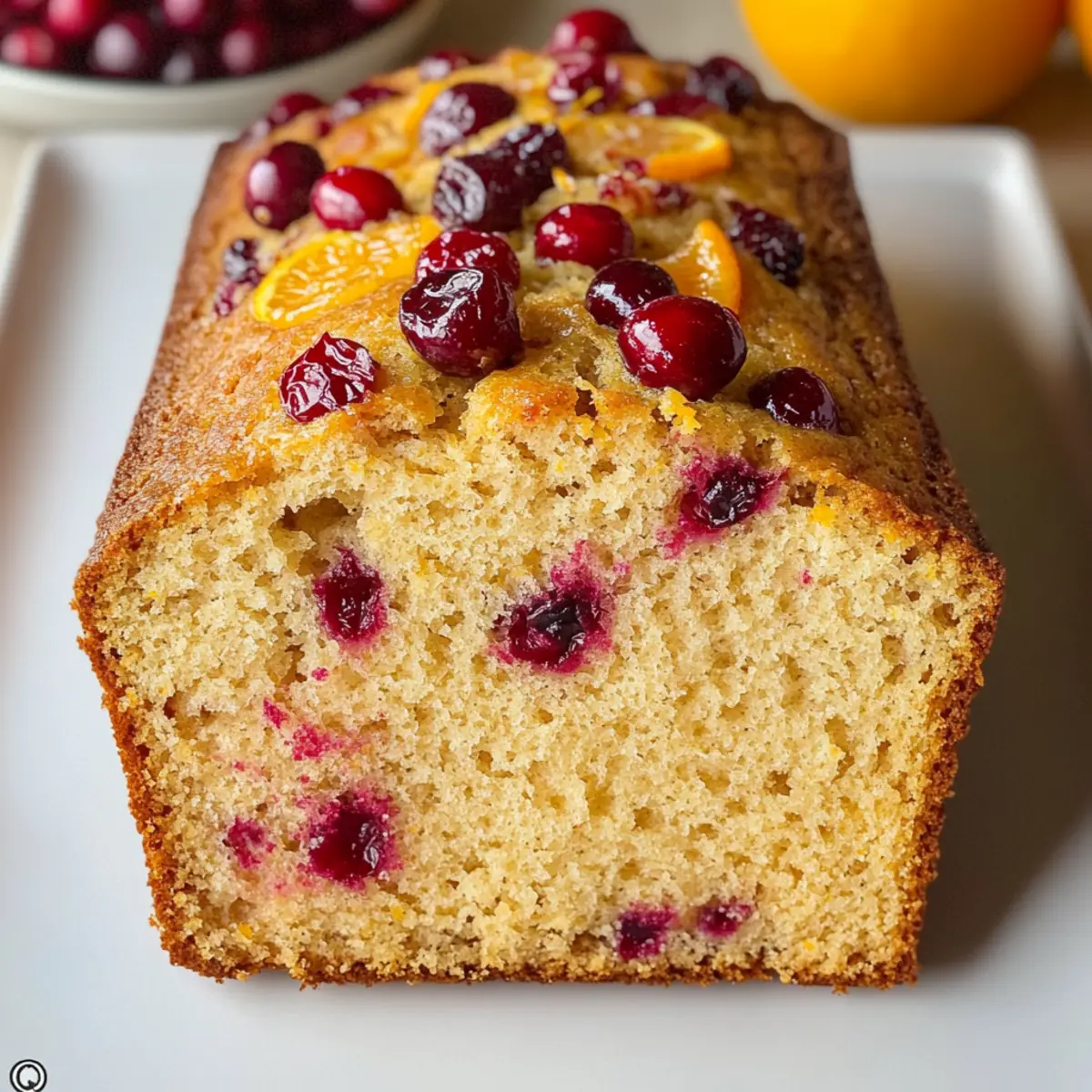 Orange Cranberry Brot für die perfekte Festtagsstimmung
