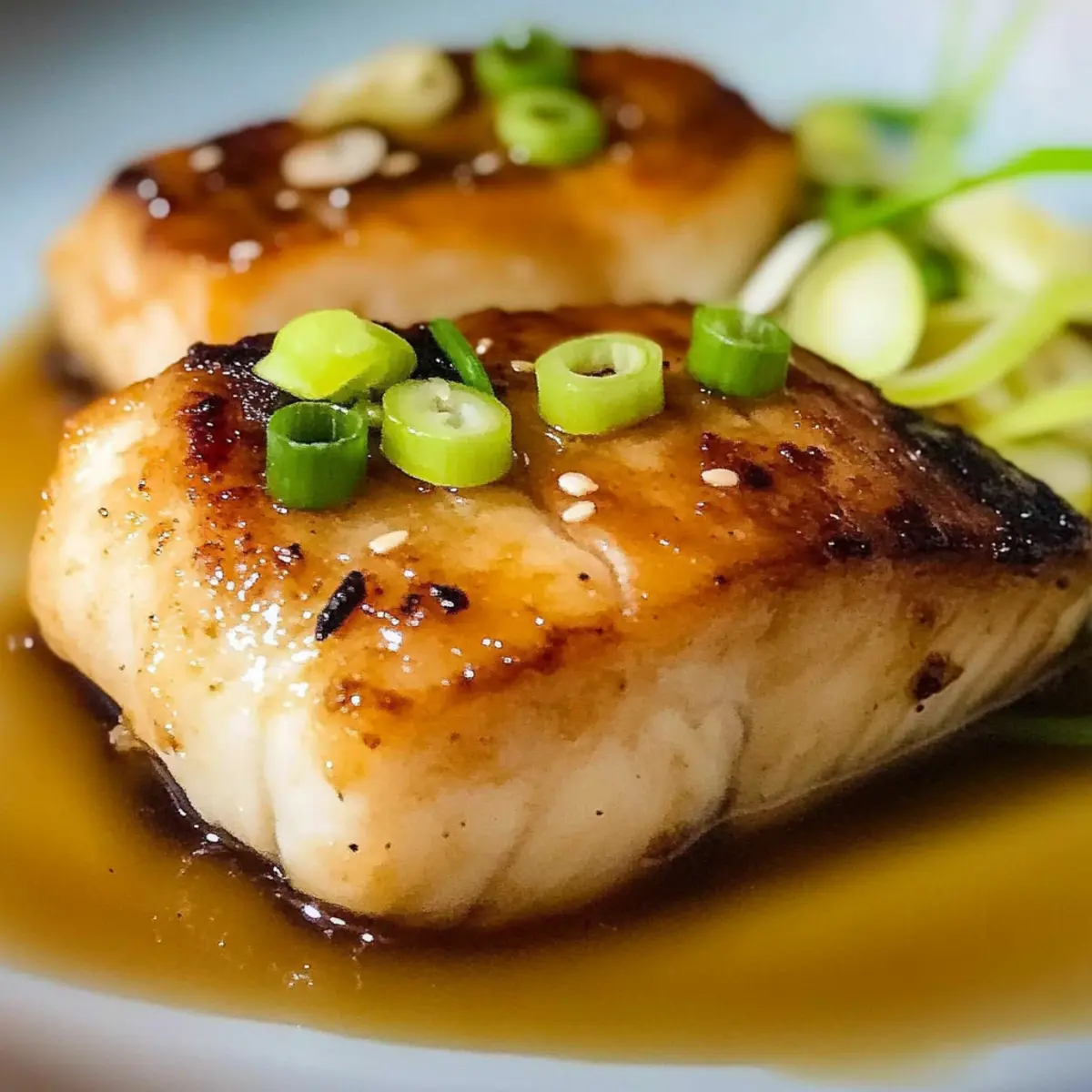 Pfannengerösteter Miso-Glasierter Kabeljau für jeden Anlass