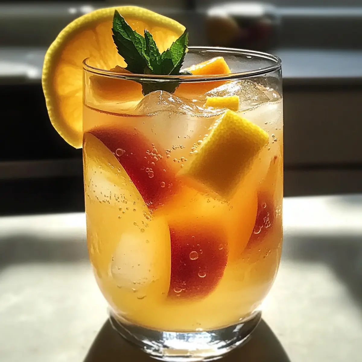 Pfirsich-Limonade: Erfrischender Sommergenuss