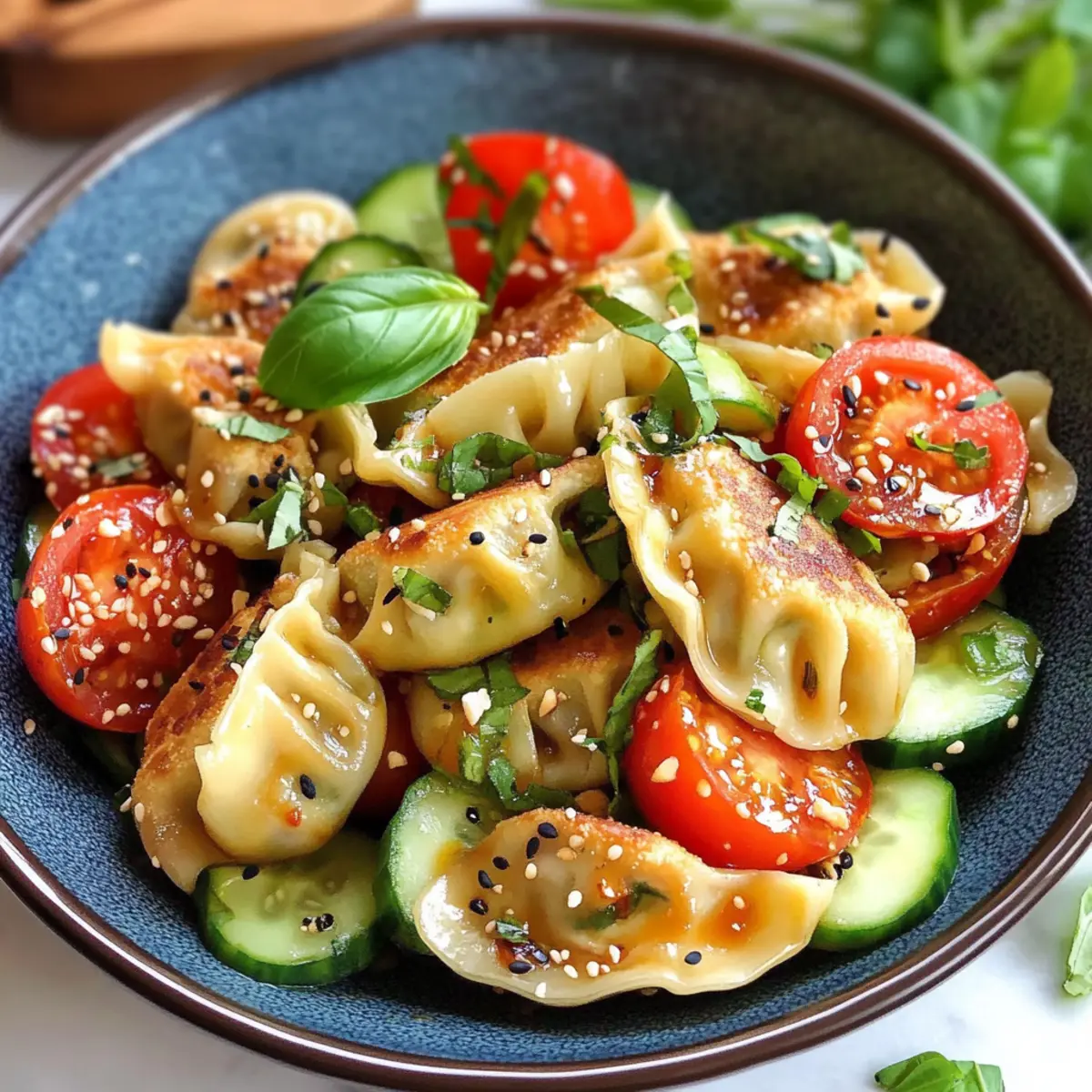 Potsticker-Salat: Frischer Genuss für jeden Tag