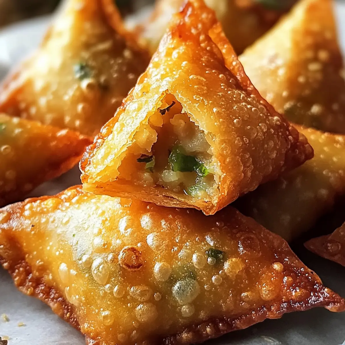 Reis-Papier-Samosas: Knuspriges Snackvergnügen