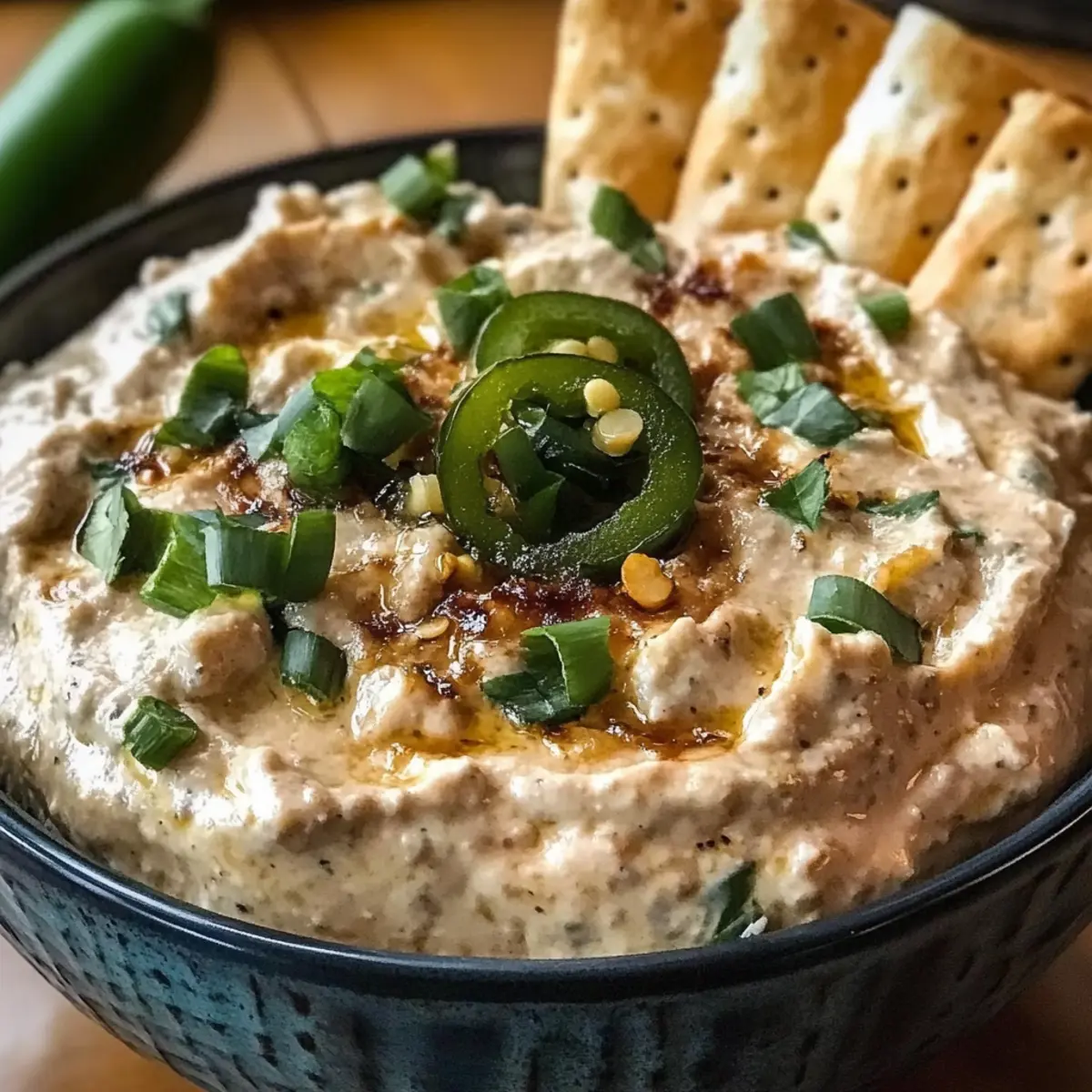 Geröstete Jalapeño Cowboy-Frischkäse zum Verlieben