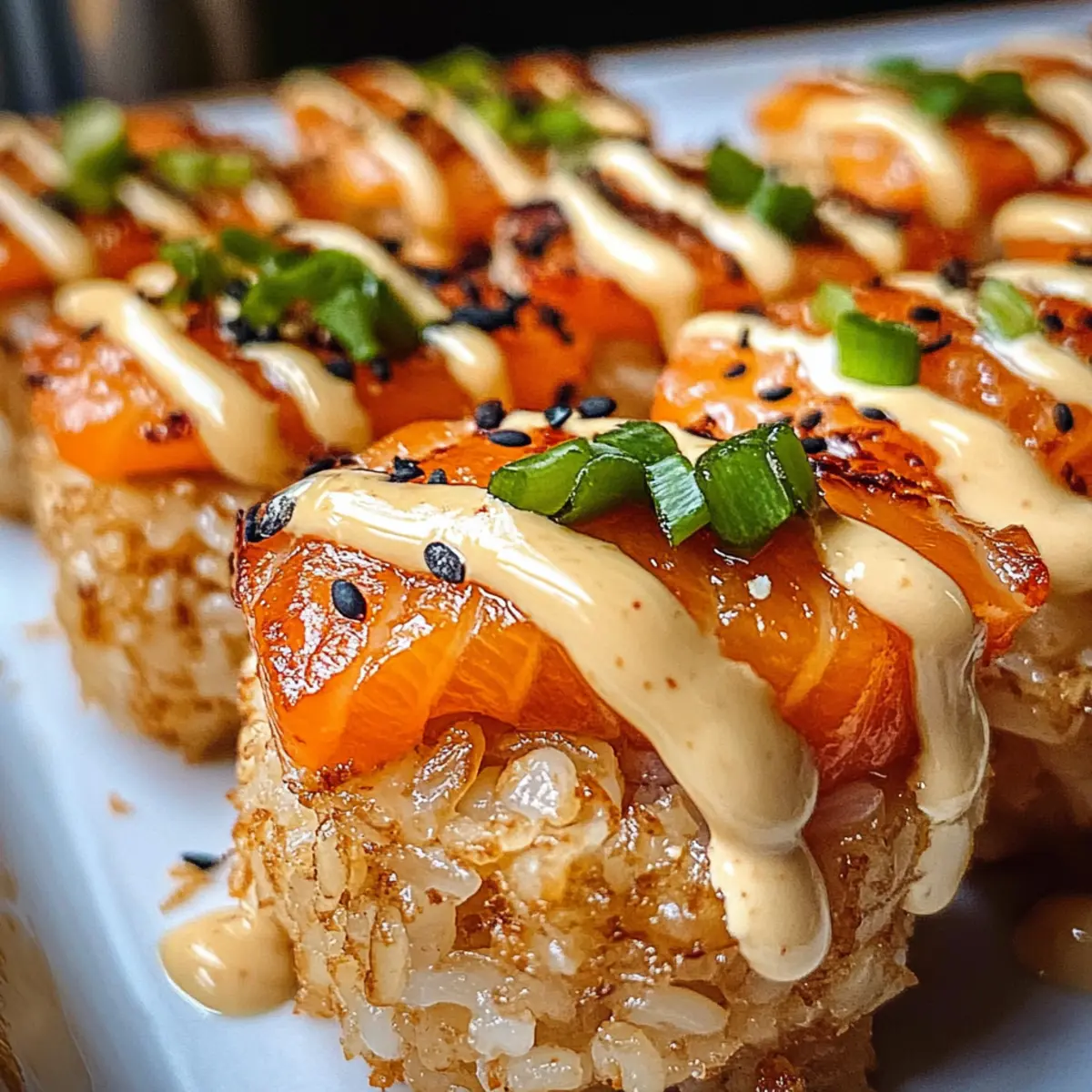 Lachs Knuspriger Reis: Sushi-Hit für Zuhause