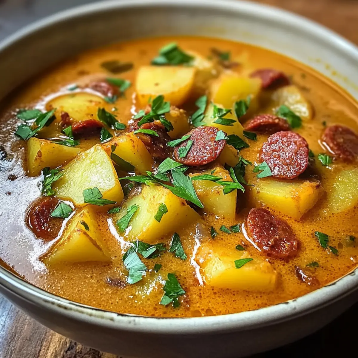 Chorizo-Suppe: Ein herzhaftes Wohlfühlessen