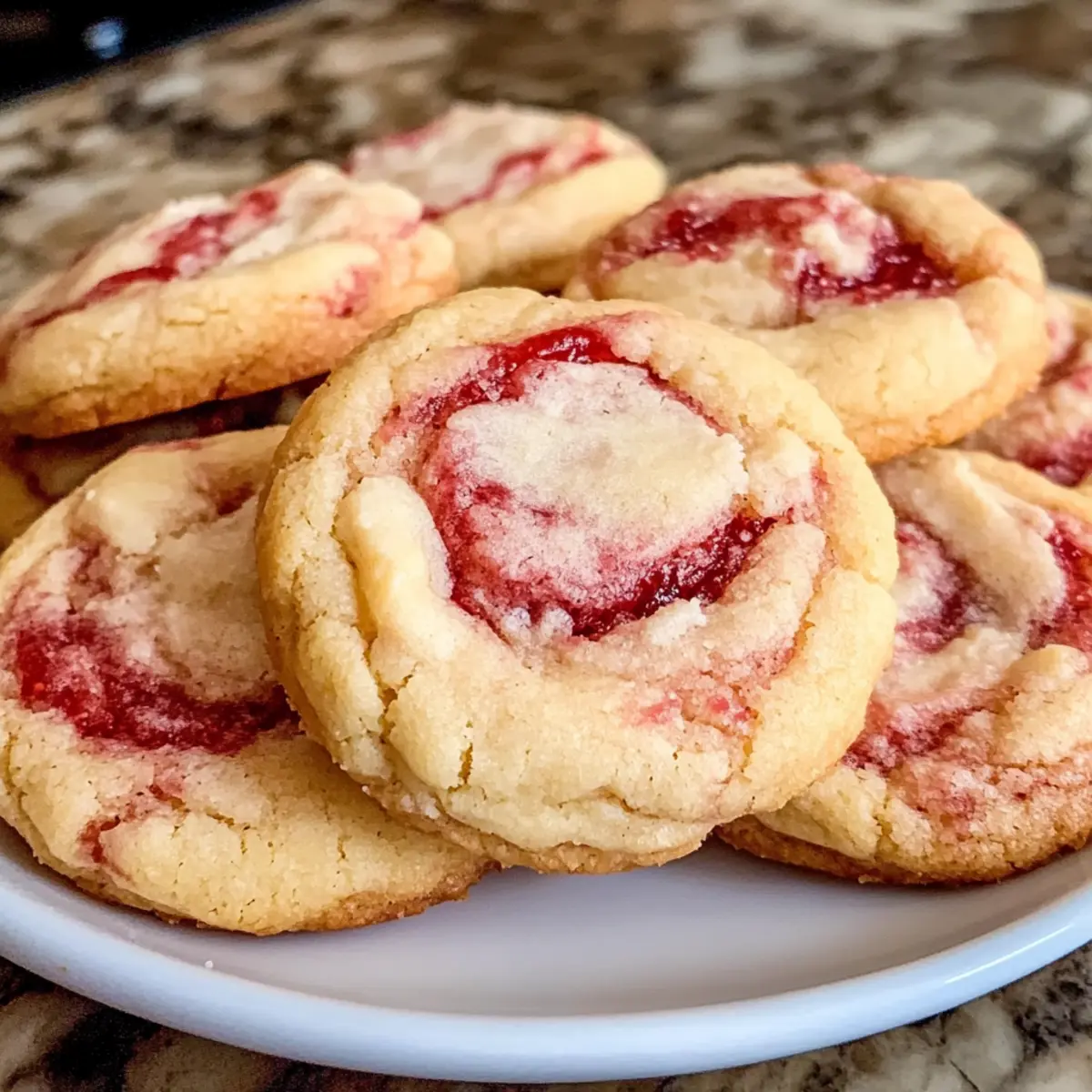 Gefüllte Erdbeer-Käsekuchen-Cookies mit brauner Butter