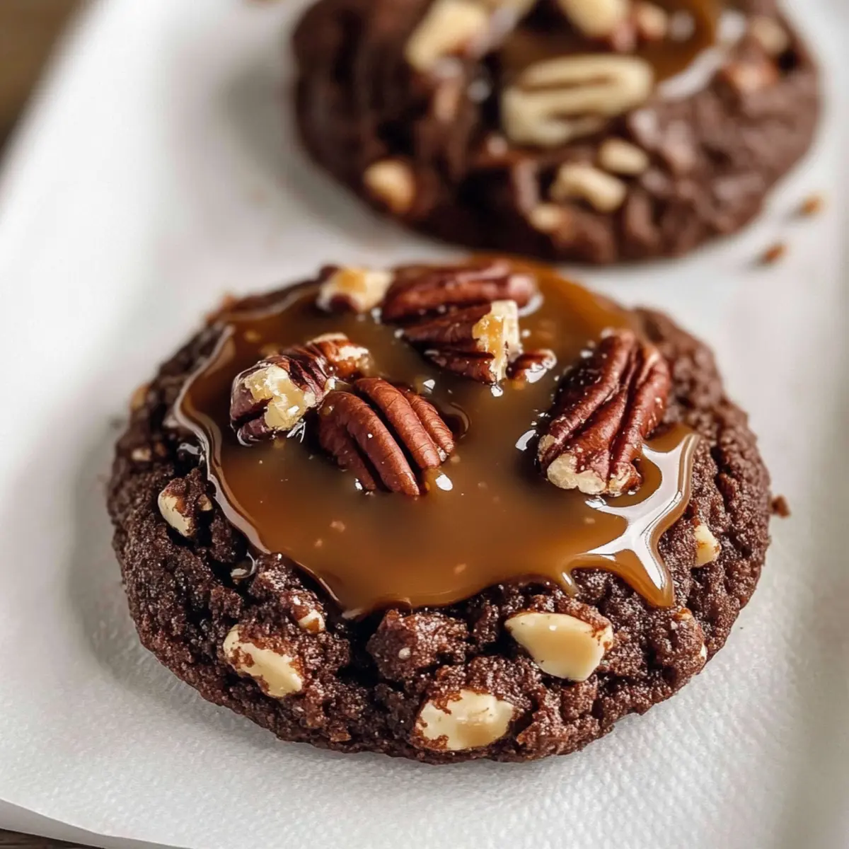 Schildkrötencookies mit hausgemachtem Karamell