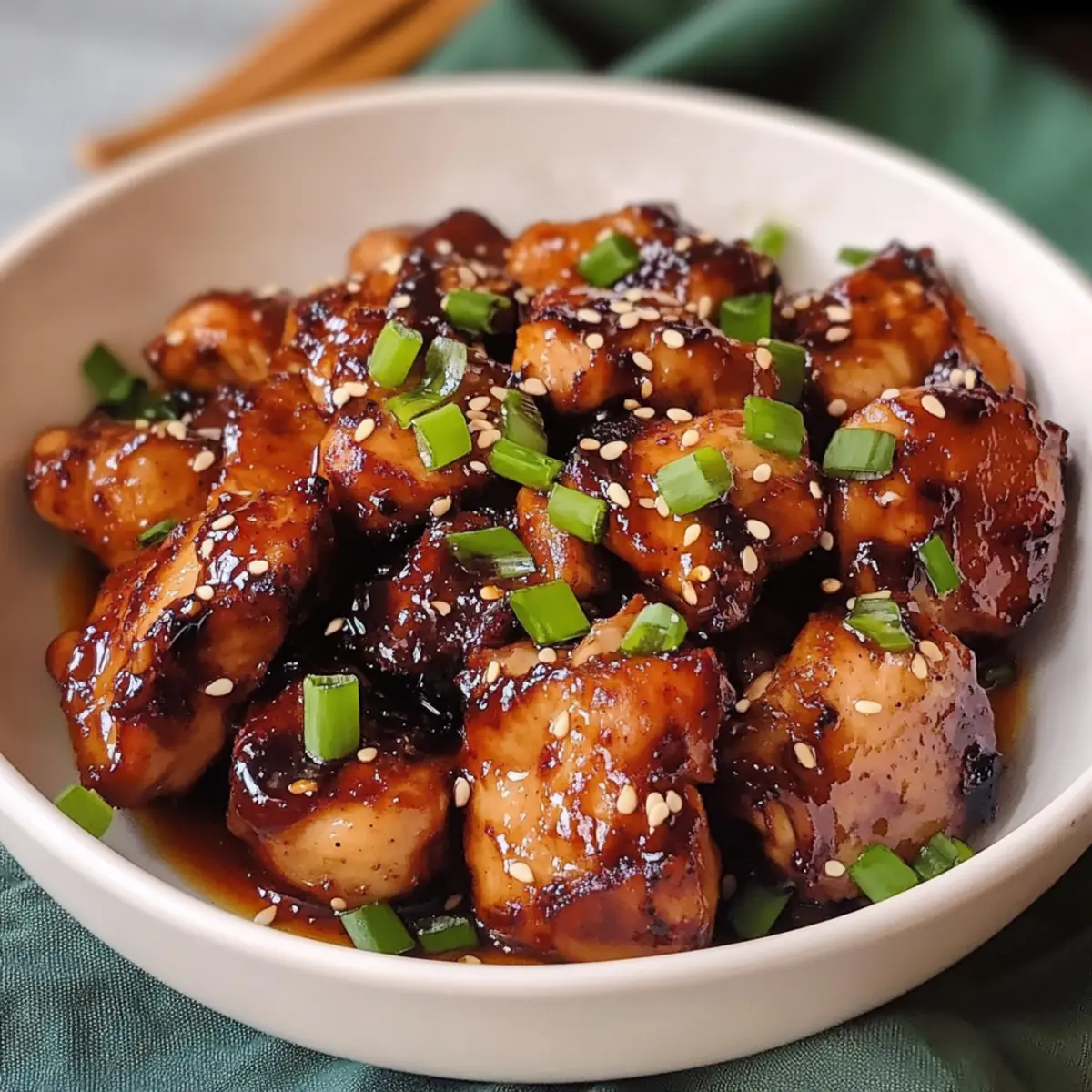 Luftfritteuse Teriyaki Hähnchen in Rekordzeit