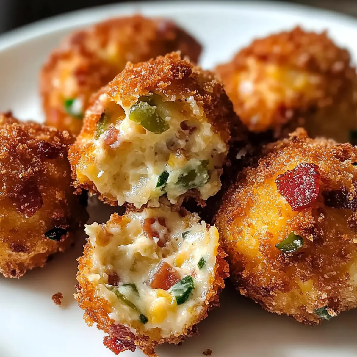 Bacon Jalapeño Popper Käsebälle für jeden Snack-Liebhaber