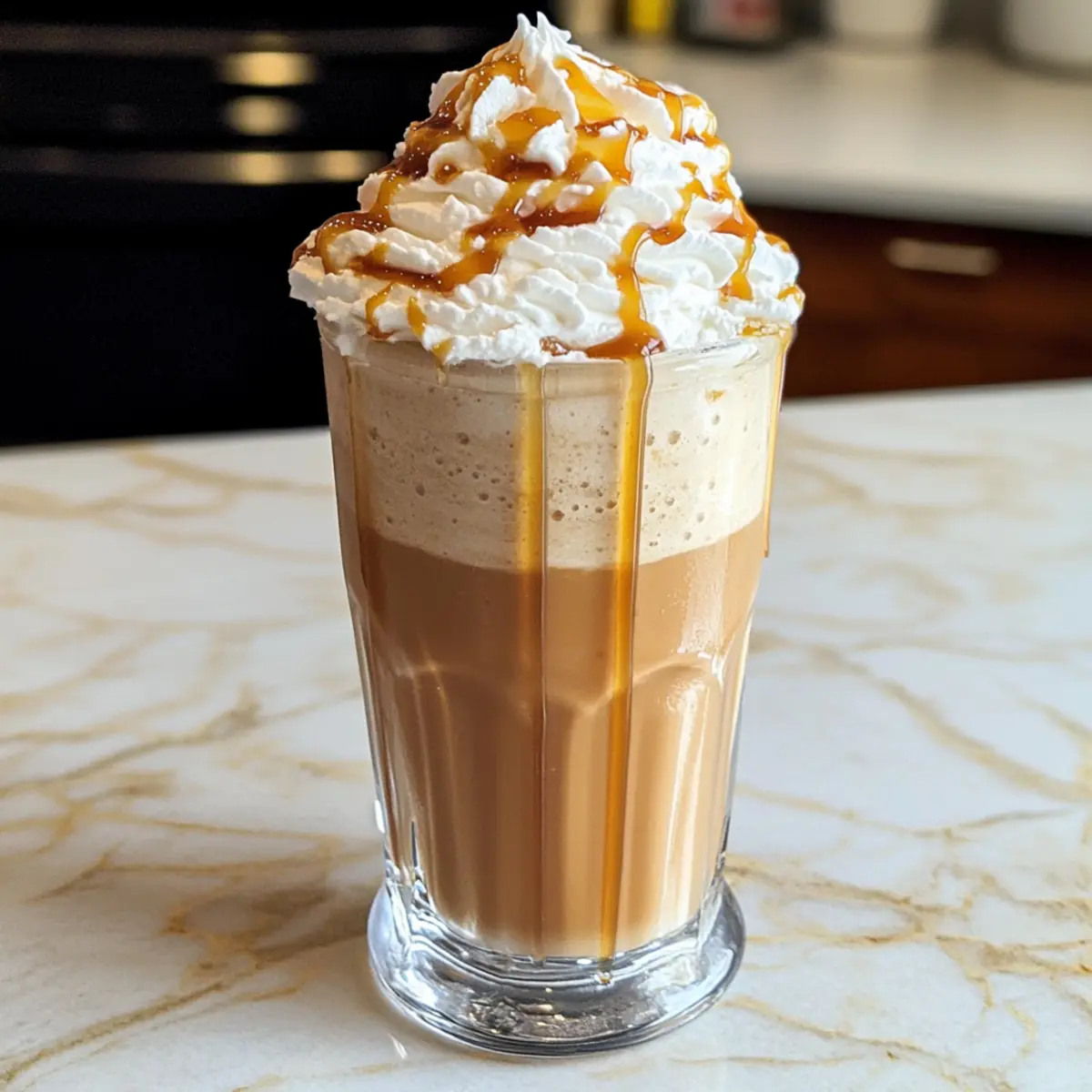 Bananen-Karamell-Frappé schnell selbstgemacht