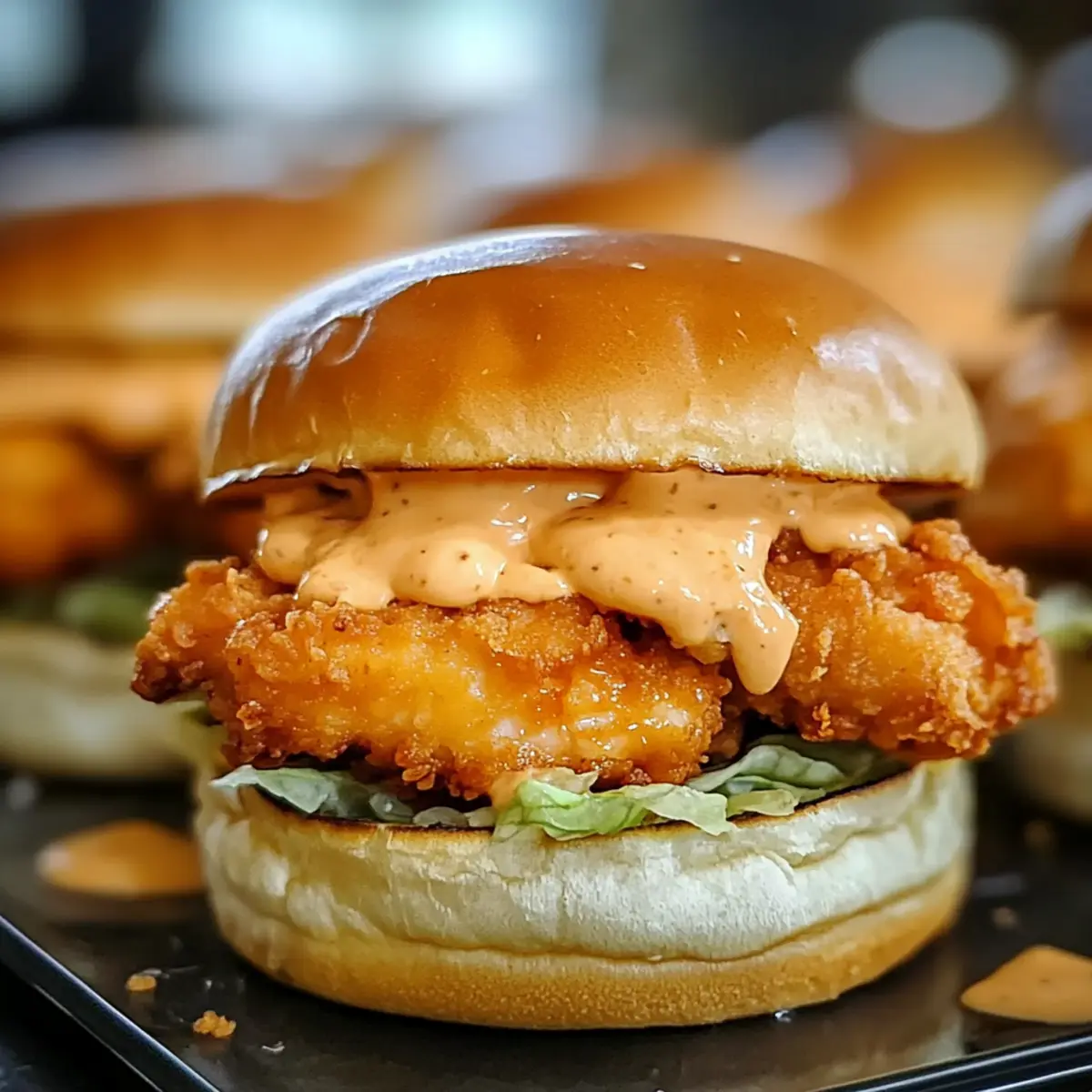 Bang Bang Hühnchen Sliders für jeden Anlass