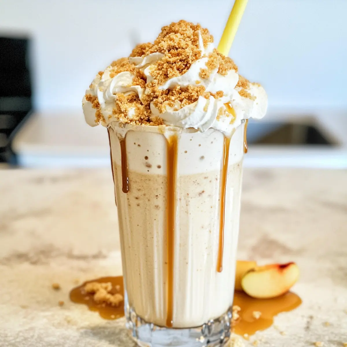 Karamell-Apfel-Pie-Milchshake für süße Genussmomente
