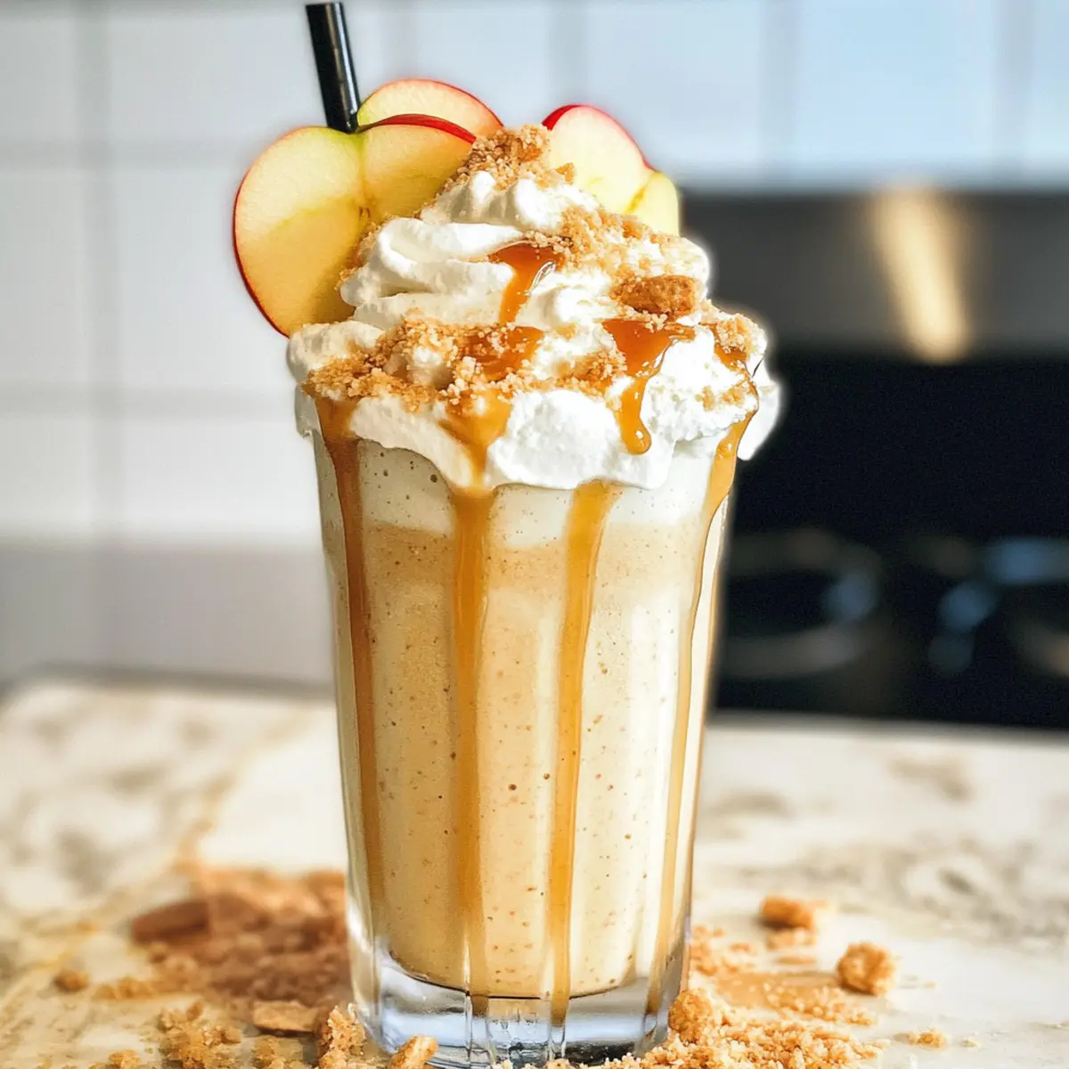 Karamell-Apfel-Pie-Milchshake für jeden Anlass