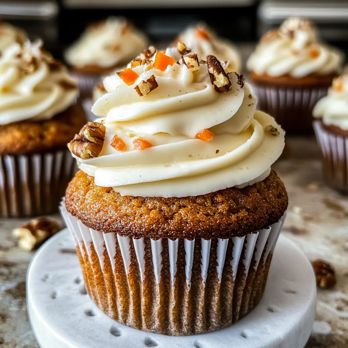 Karottencupcakes mit Cream Cheese Frosting