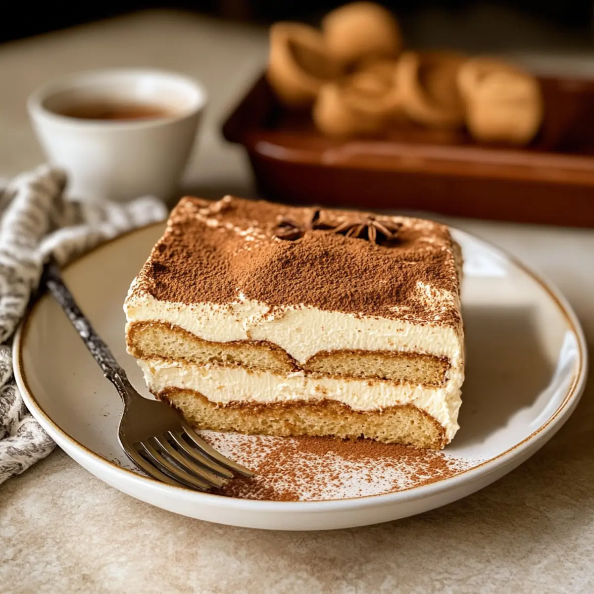 Chai Tiramisu für ein herzliches Dessert Erlebnis