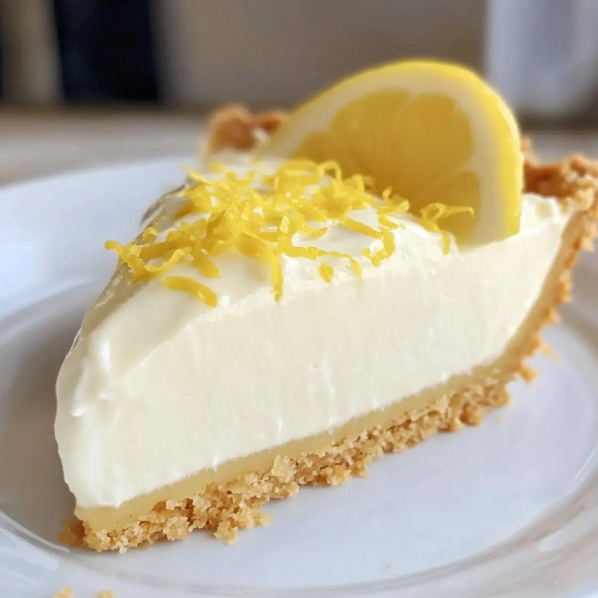 Cremiger Zitronen-Gelatine-Kuchen für den Sommer