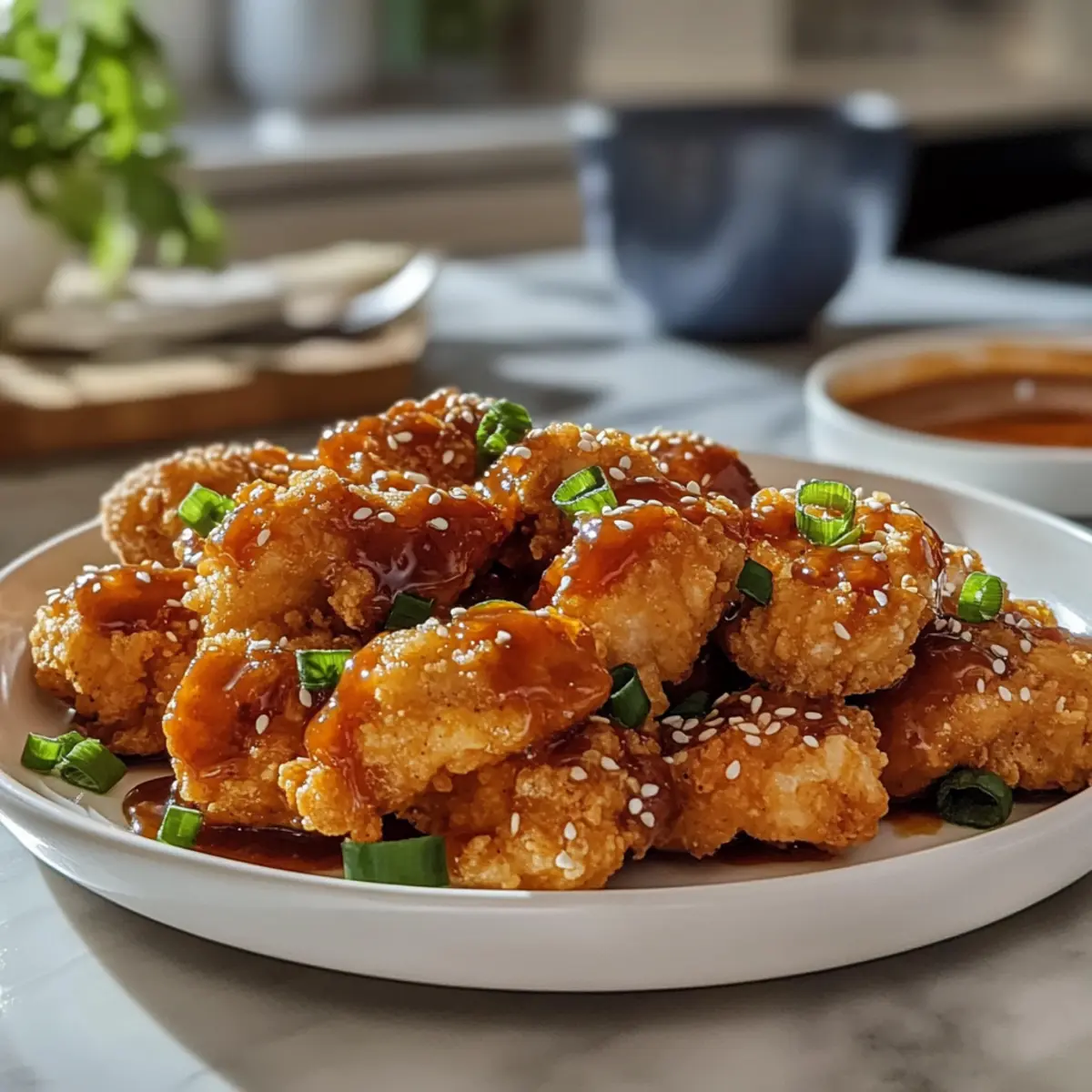 Crispy Bang Bang Chicken für ein schnelles Abendessen