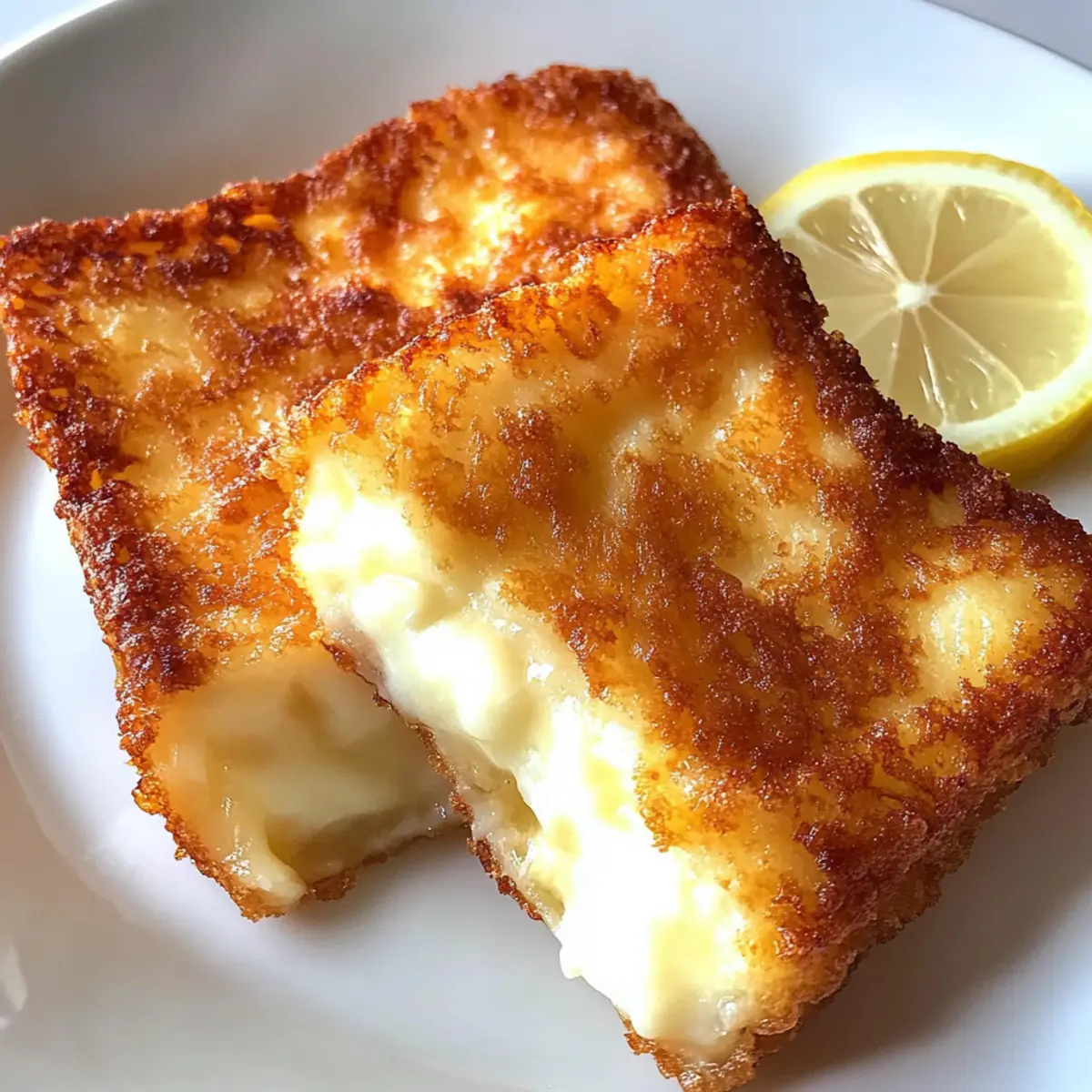 Knuspriger griechischer frittierter Käse Geheimnis