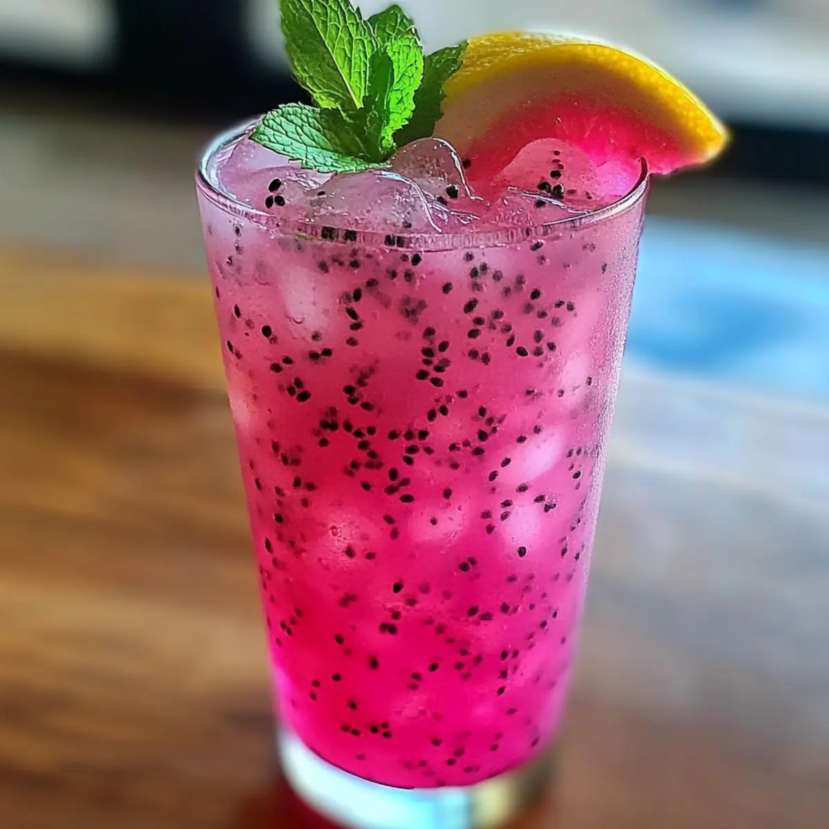 Drachenfrucht Limonade für den perfekten Sommergenuss