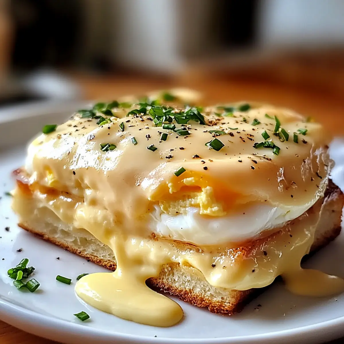 Eier Benedict Auflauf für ein stressfreies Frühstück
