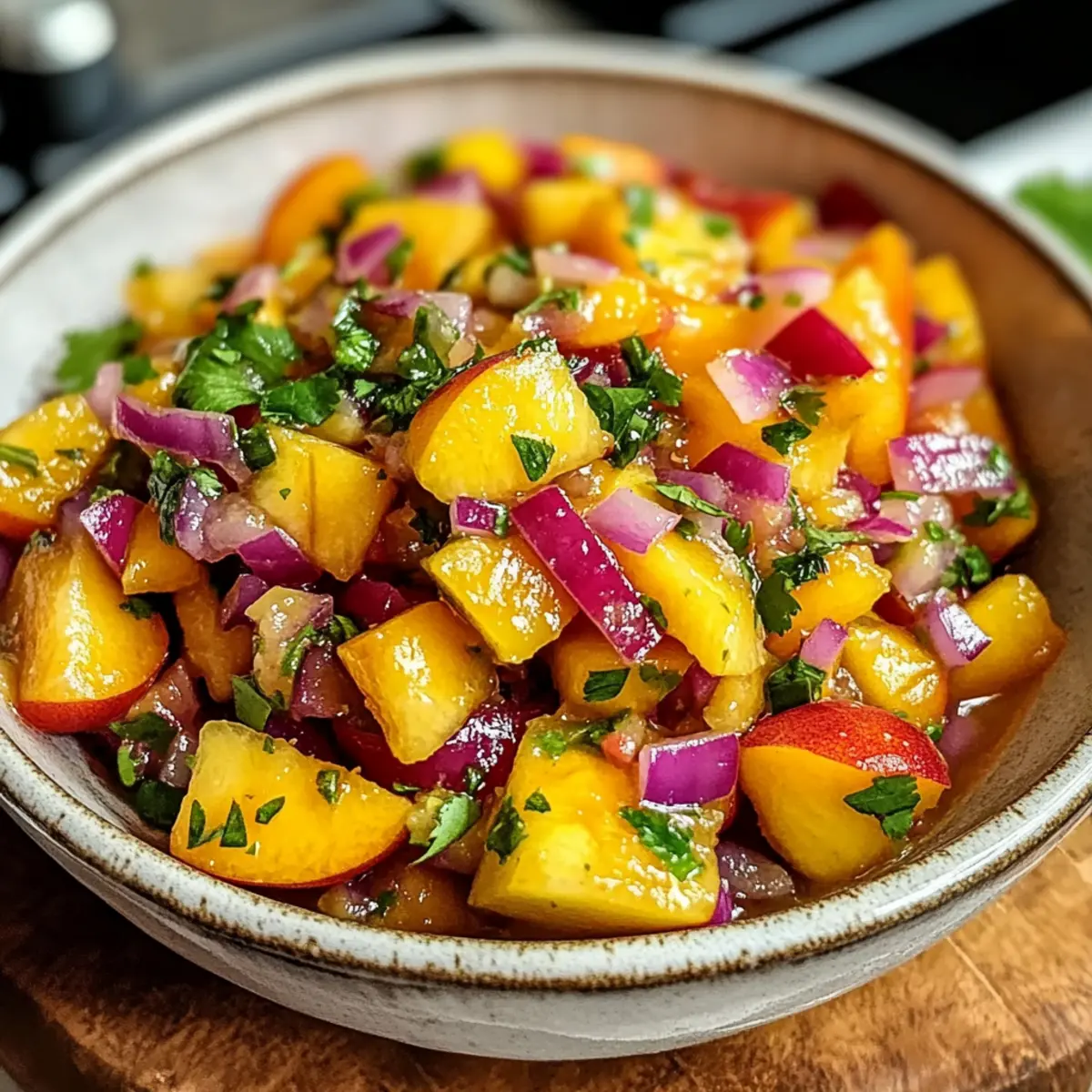 Frische Pfirsichsalsa: Sommerlicher Genuss für alle