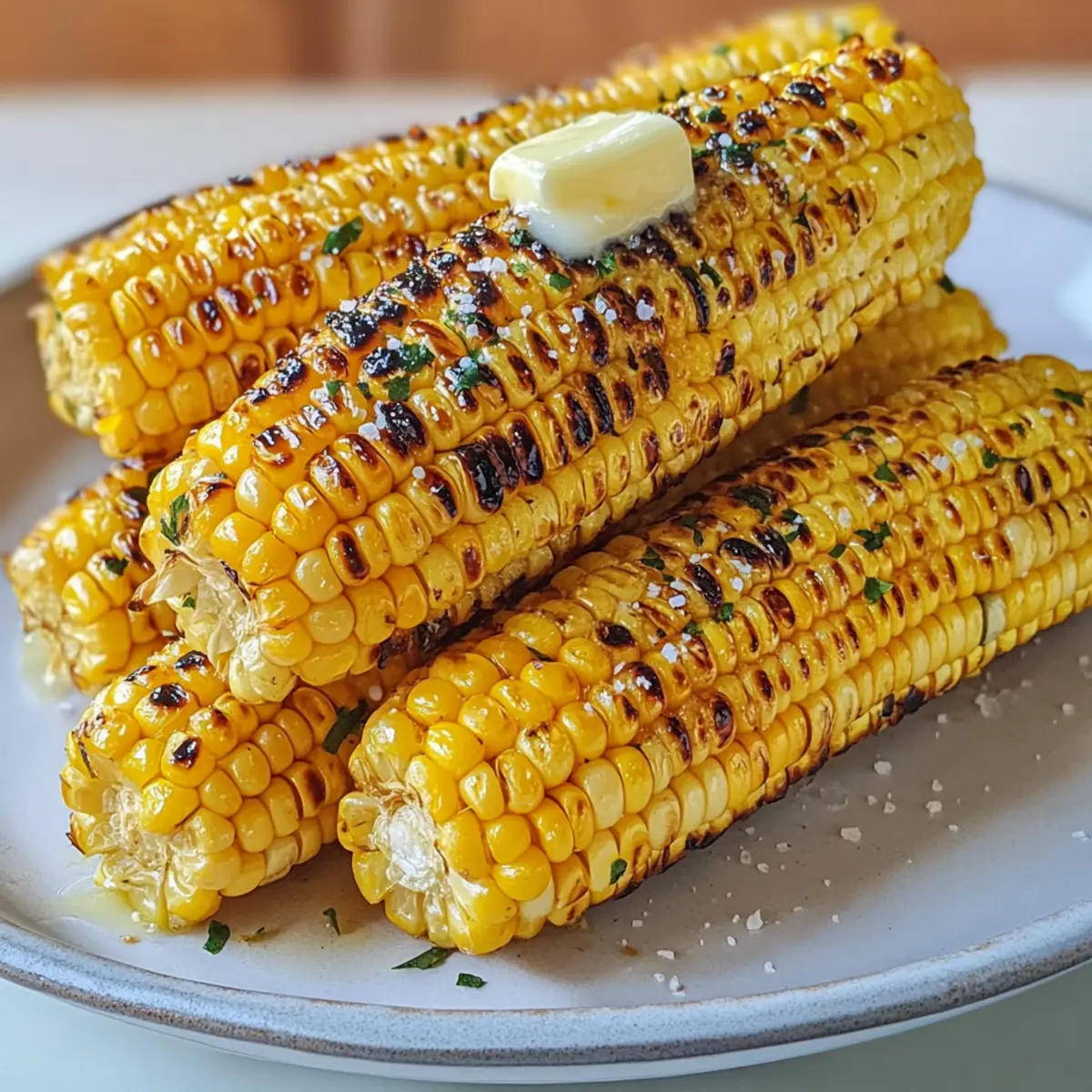Gegrillter Maiskolben mit tollen Toppings