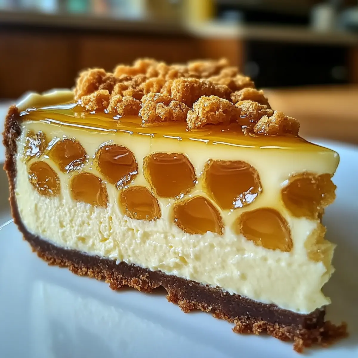 Honigwaben Käsekuchen – Cremiger Genuss für jeden Anlass