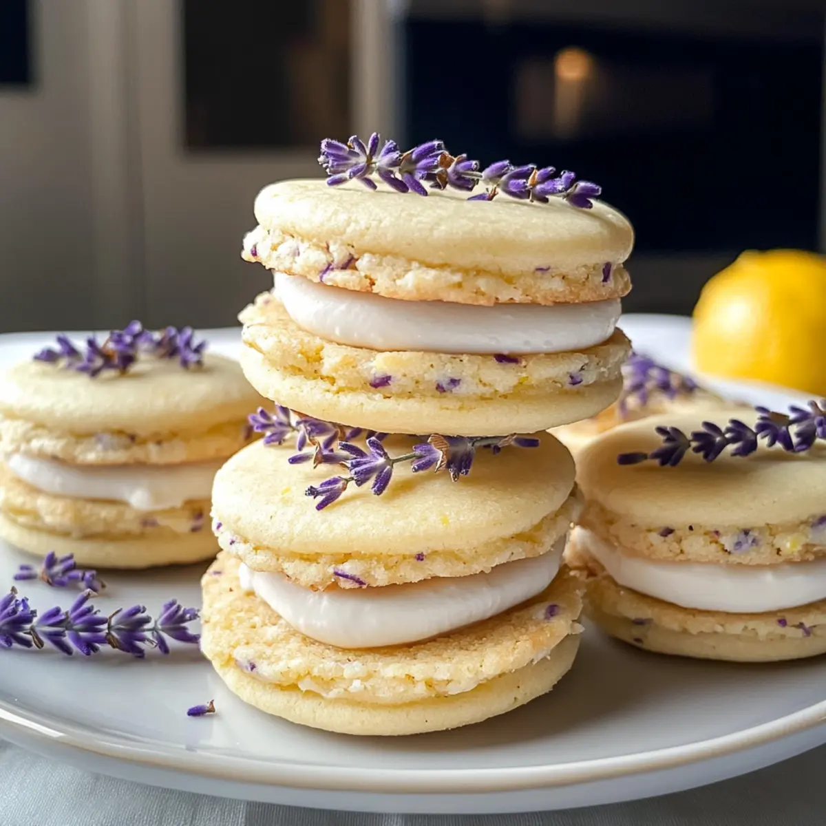 Zitronen-Lavendel-Sandwichkekse für den perfekten Genuss
