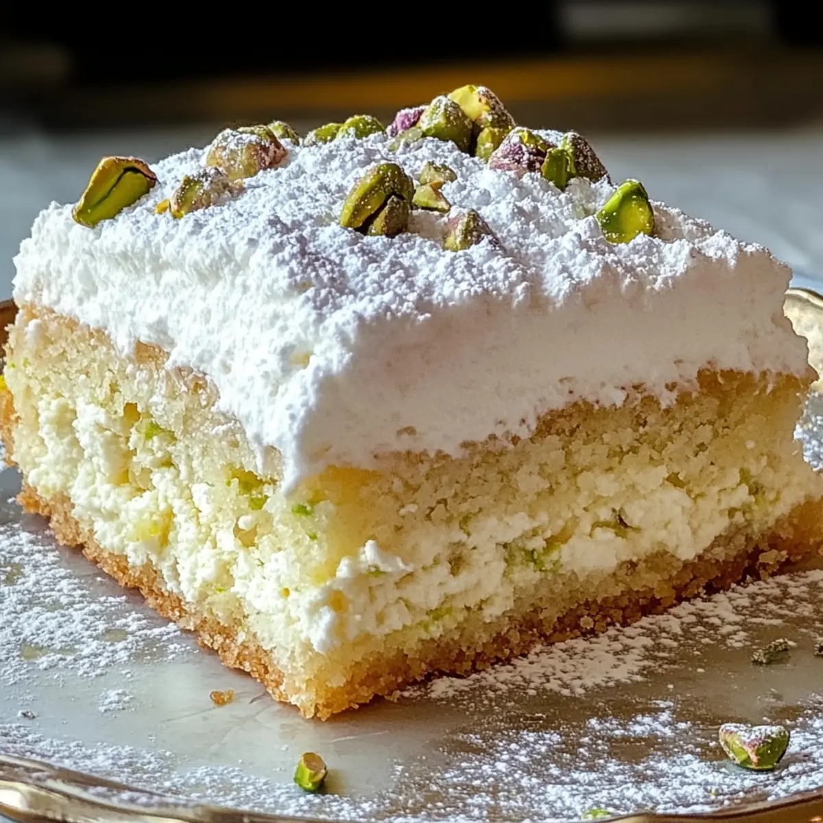 Zitronen-Pistazien-Ricotta-Wolkentorte ganz leicht machen