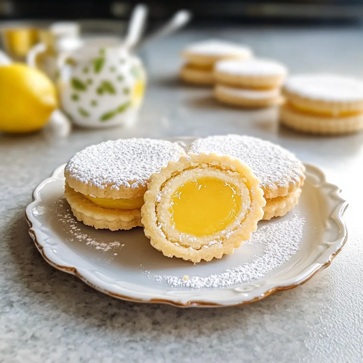 Meyer-Zitronen-Curd-Linzer-Kekse für jeden Anlass