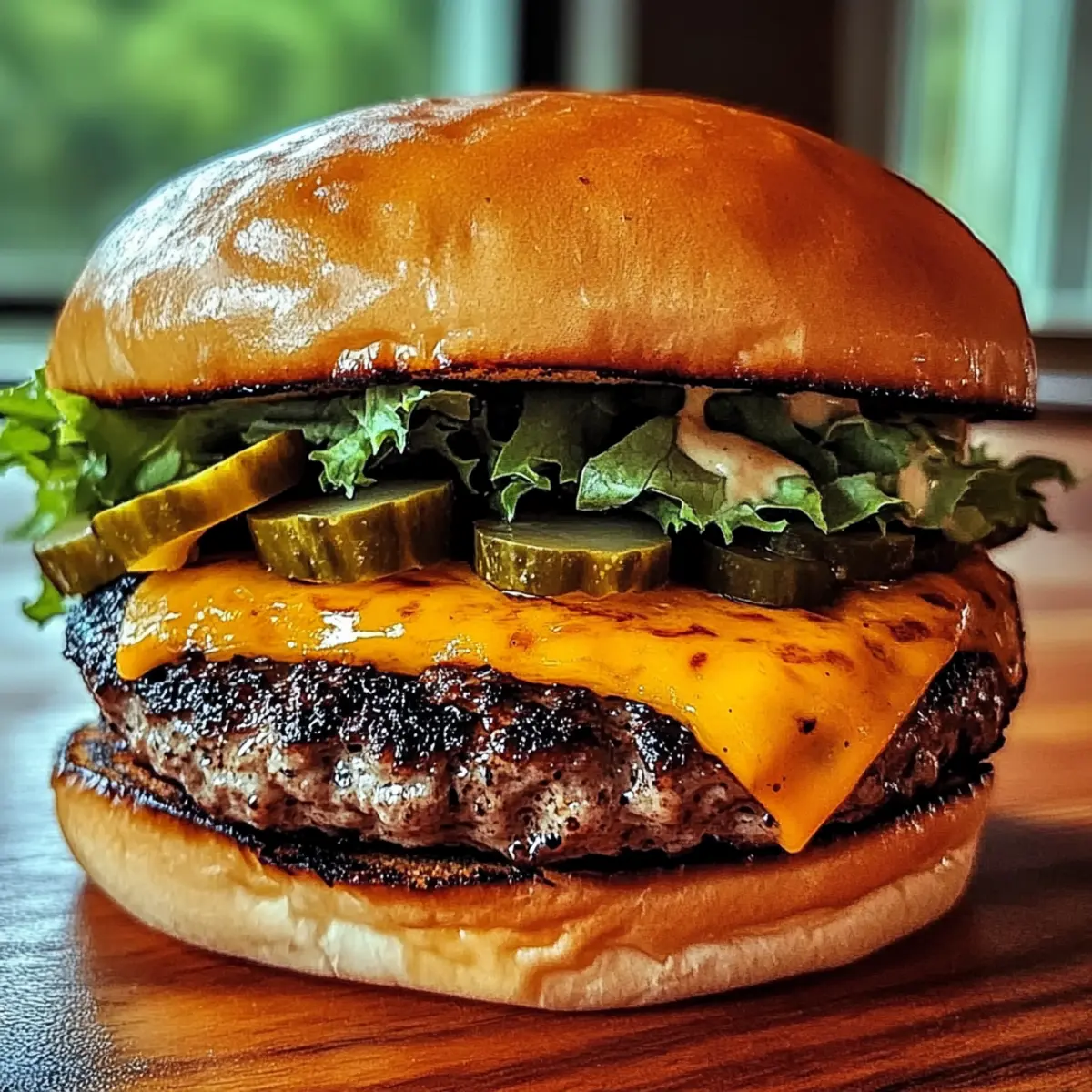 Mundwässernde Geräucherte Cajun-Käseburger für Grillfans