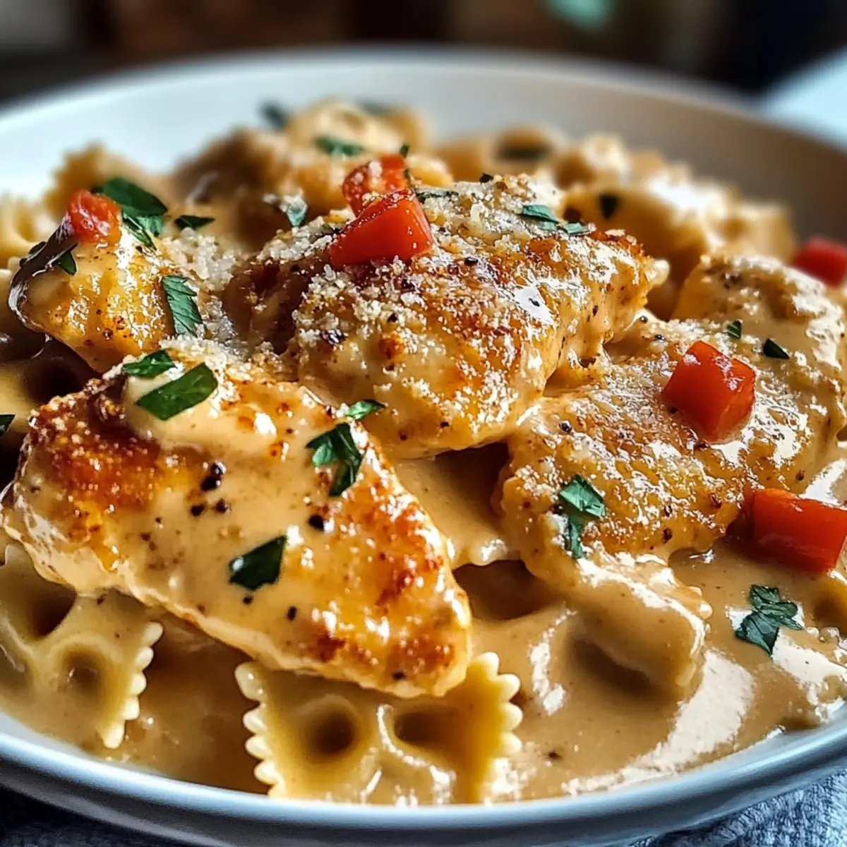 Parmesan geröstete Paprika Hähnchen für dein Wohlfühlessen