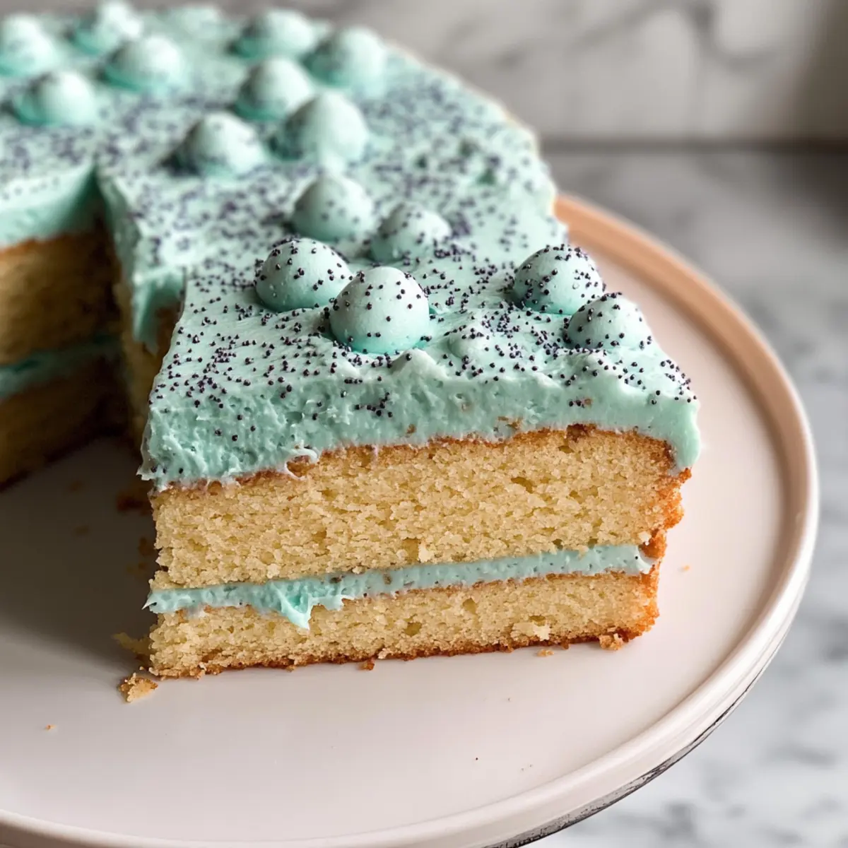 Robin-Ei-Snack-Kuchen mit speckiger Buttercreme