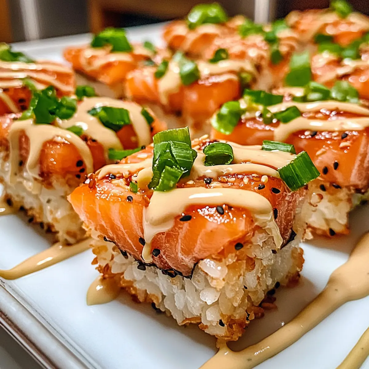 Lachs Knuspriger Reis für jeden Anlass